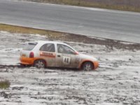 ooops  Stuck in the mud : Grant rally