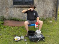 Aug 2018 bothy trip 029  whilst I cook ..... : Aug 2018 bothy trip