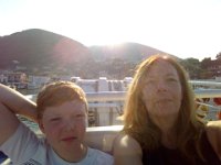 DSC 0082  Selfie as we leave Ischia